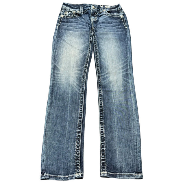 Miss me low waist designer women skinny jeans(w26)
