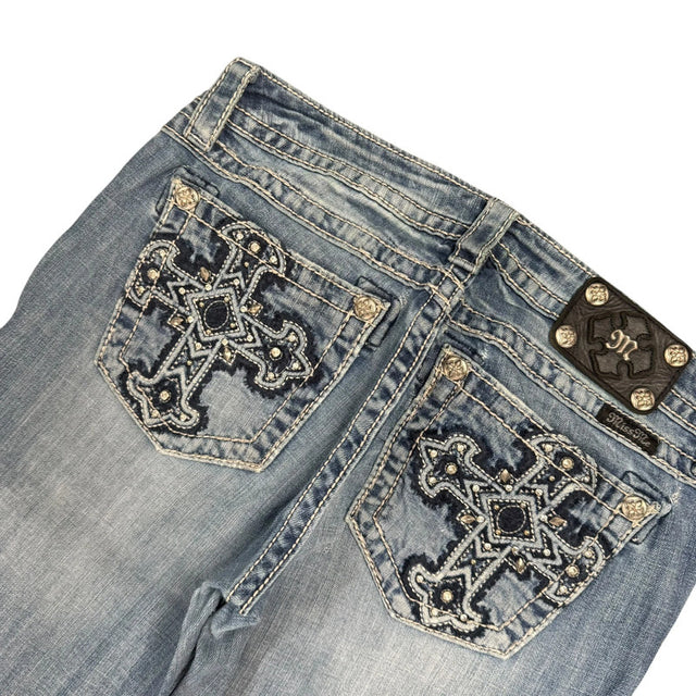 Miss me flared/bootcut low waist women designer Jeans(w29)