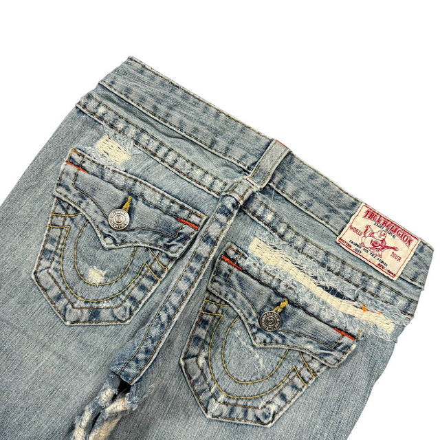 Treu Religion flared/bootcut low waist women designer jeans(w26)