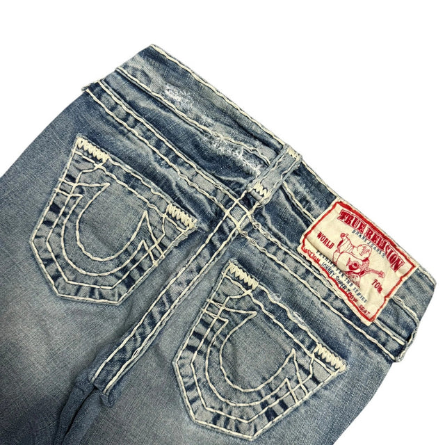 True Religion flared/bootcut low waist women designer jeans(w24)