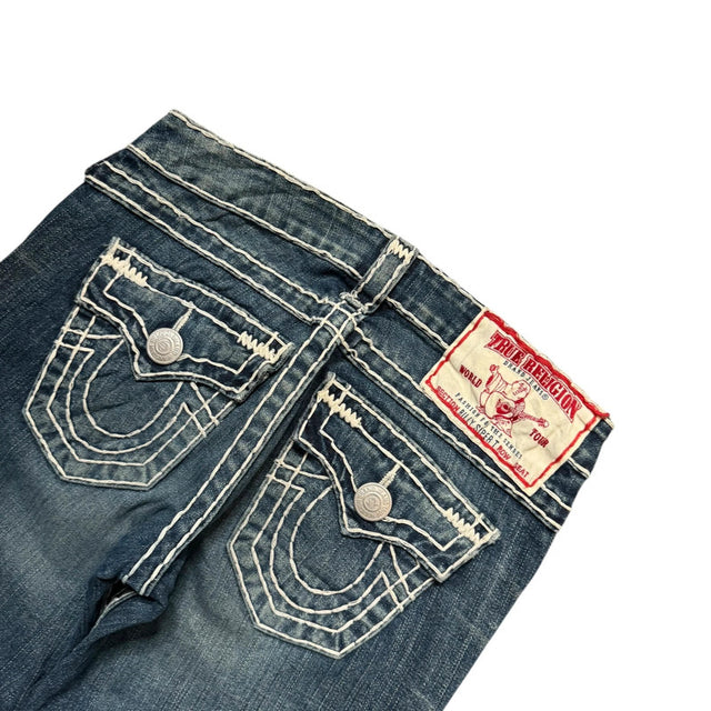 True Religion straight leg low waist Women Designer jeans(w26)