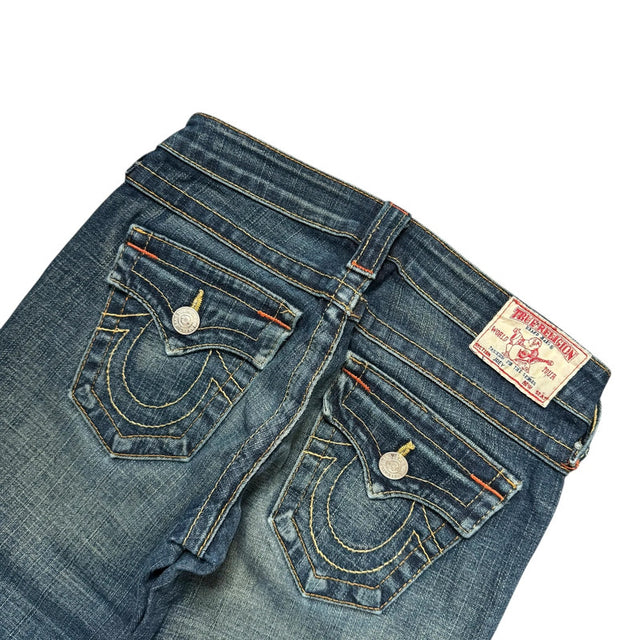 True Religion flared/bootcut low waist Women Designer jeans(w25)