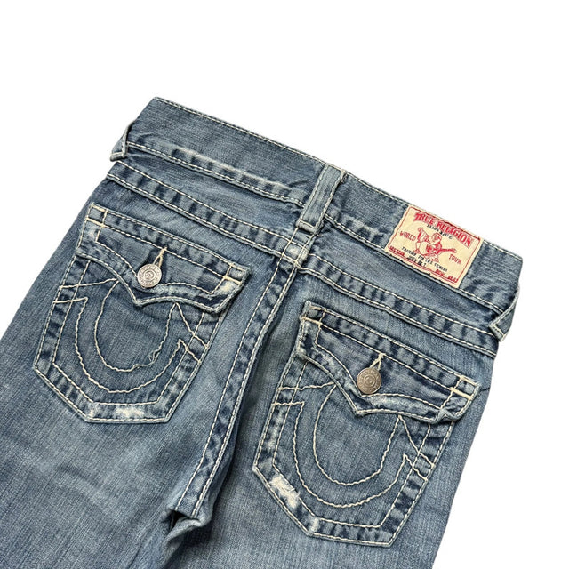 True Religion flared/bootcut low waist women designer Jeans(w24)