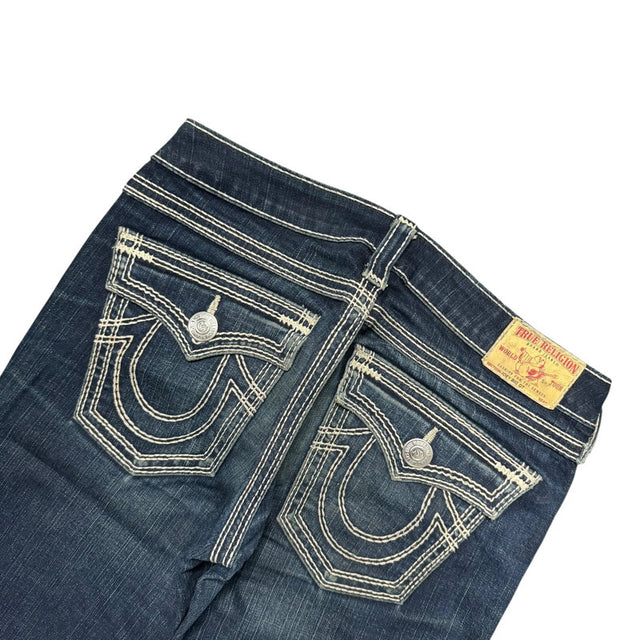 True Religion flared/bootcut low waist women designer jeans(w30)