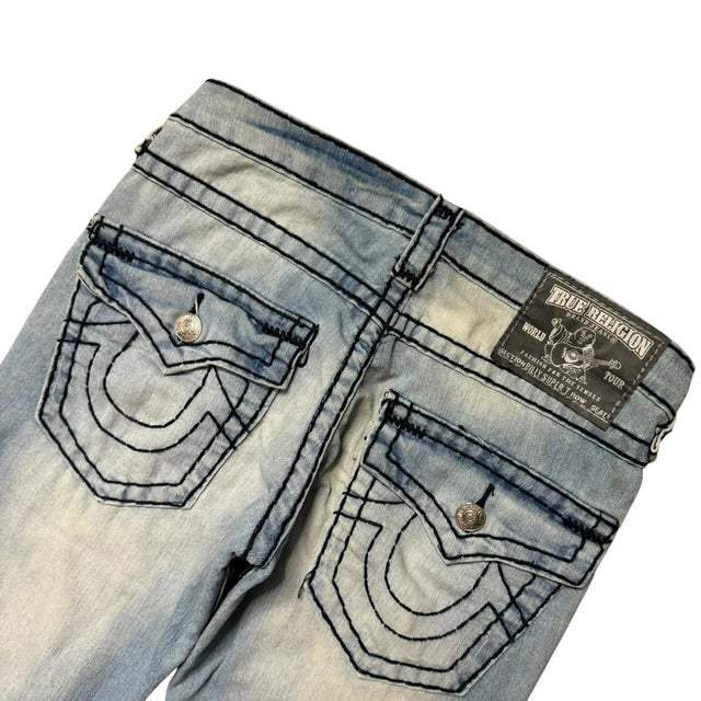 True Religion Straight leg low waist women designer jeans(w26)