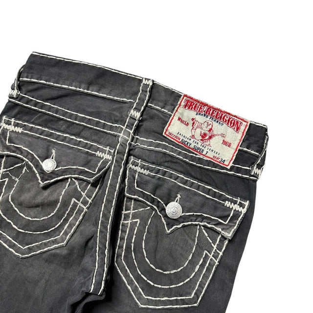 True Religion Ricky Super T straight leg unisex designer jeans(w28)