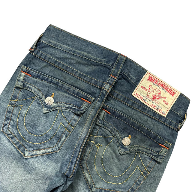 Truereligion flared/bootcut low waist women designer jeans(w28)