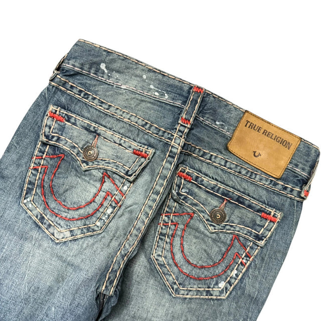 True religion straight leg unisex designer jeans(w30)