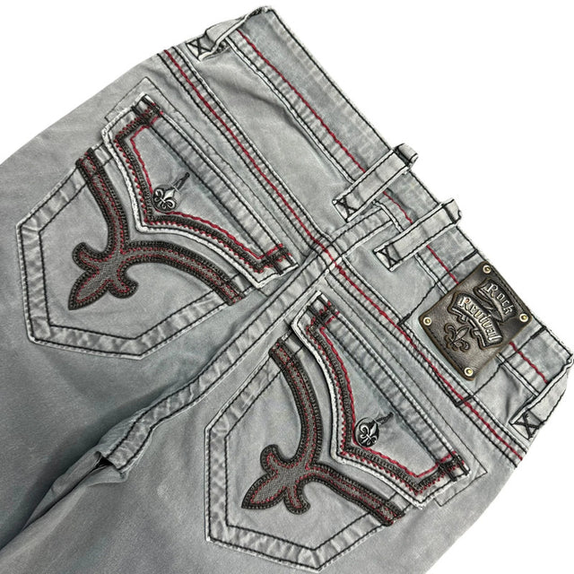 Rock Revival straight leg women designer Jeans(w30)