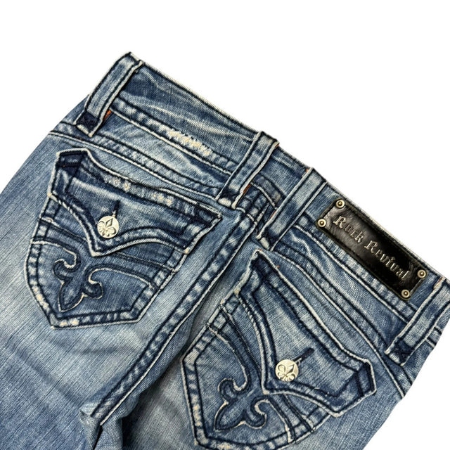 Rock Revival bootcut low waist women designer jeans(w26)