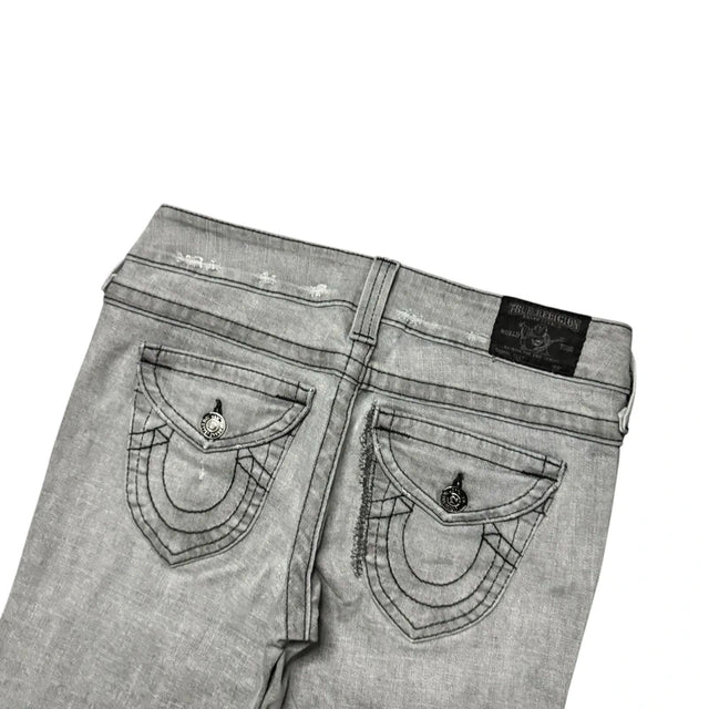 True Religion bootcut low waist women designer jeans(w27)