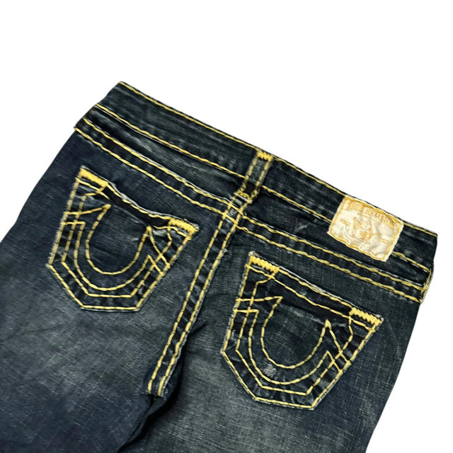 True Religion bootcut low waist women designer jeans(w28)