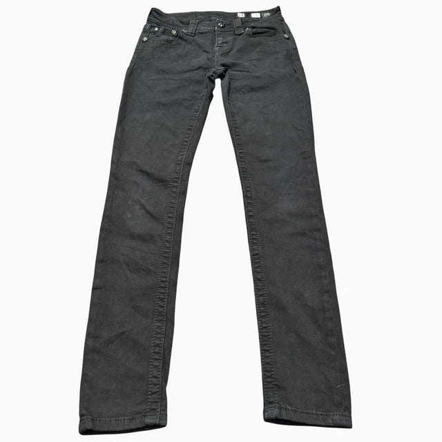 miss me straight/slim stretch designer women jeans (w24)