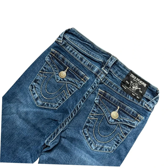 True Religion Boot low waist women designer Jeans(w25)