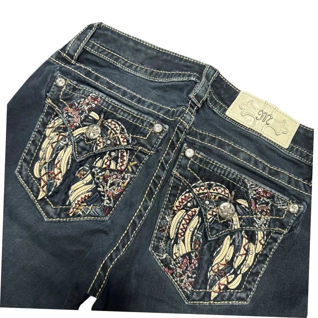 Miss me low waist women designer skinny jeans(w26)