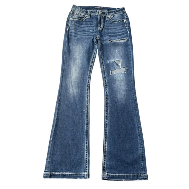 Miss me flared/bootcut low waist women designer jeans(w28)