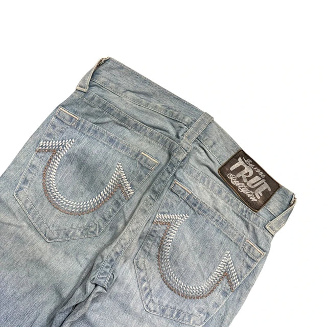 True Religion Straight leg women designer Jeans (w28)