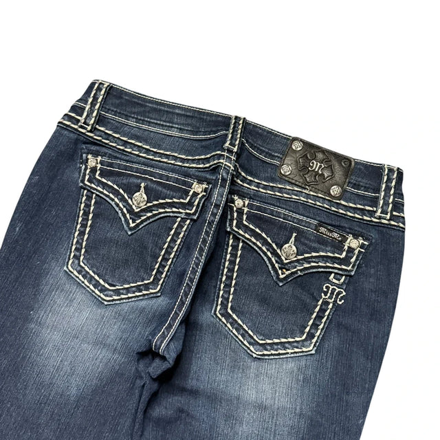 Miss me flared/bootcut low waist Women Designer Jeans(w32)