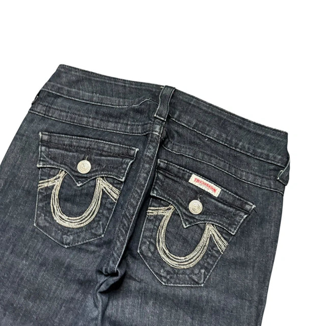 True Religion flared/bootcut low waist Women Designer jeans(w27)