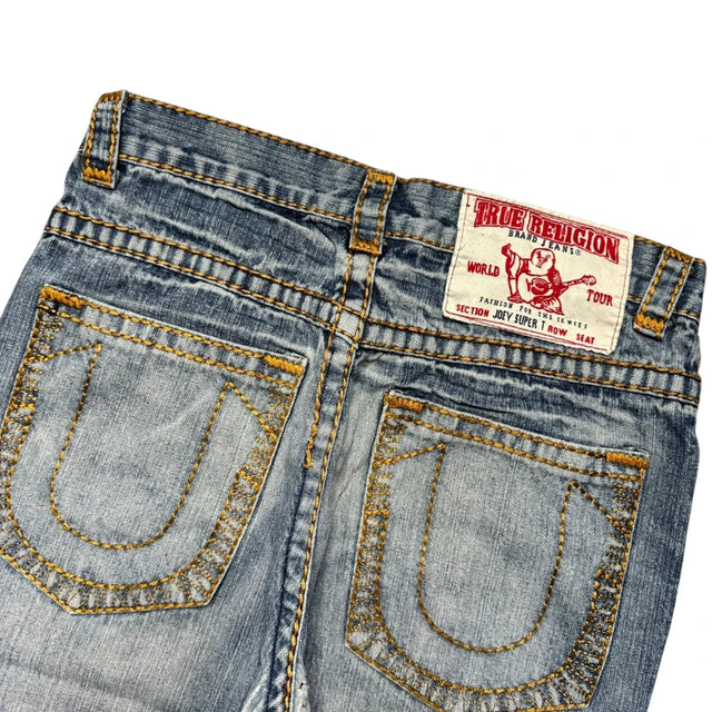 True Religion baggy/straight leg unisex Designer jeans(w30)