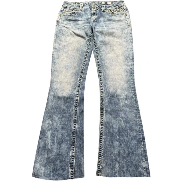 Miss me flared/bootcut low waist women designer Jeans(w28)