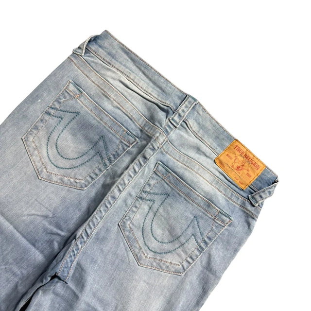 True Religion flared/bootcut women designer jeans(w30)