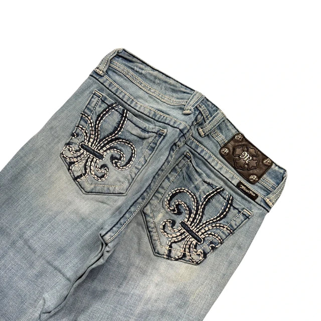 Miss me flared/bootcut low waist women designer jeans(w29)