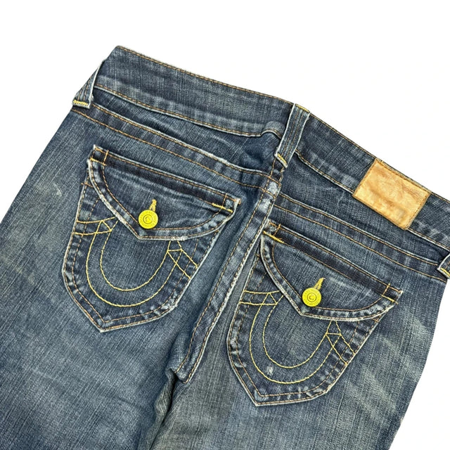 True Religion flared/bootcut low waist Women Designer jeans(w29)