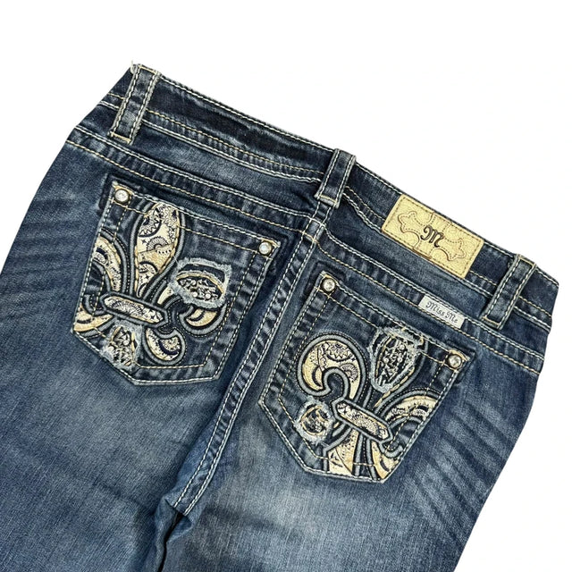 Miss me flared/bootcut low waist Women Designer jeans(w30)