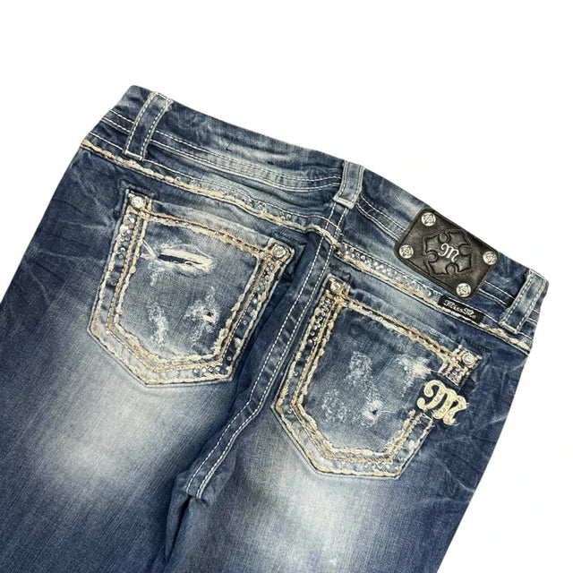 Miss me flared/bootcut low waist Women Designer jeans(w31)