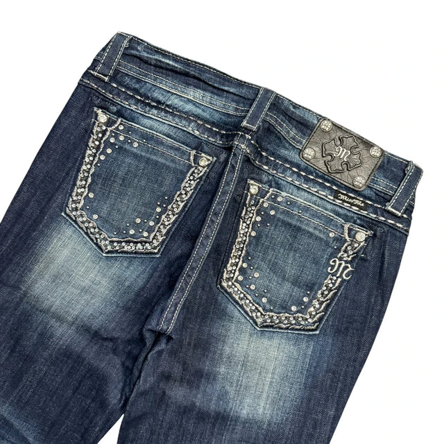 Miss me flared/bootcut low waist Women Designer jeans(w30)