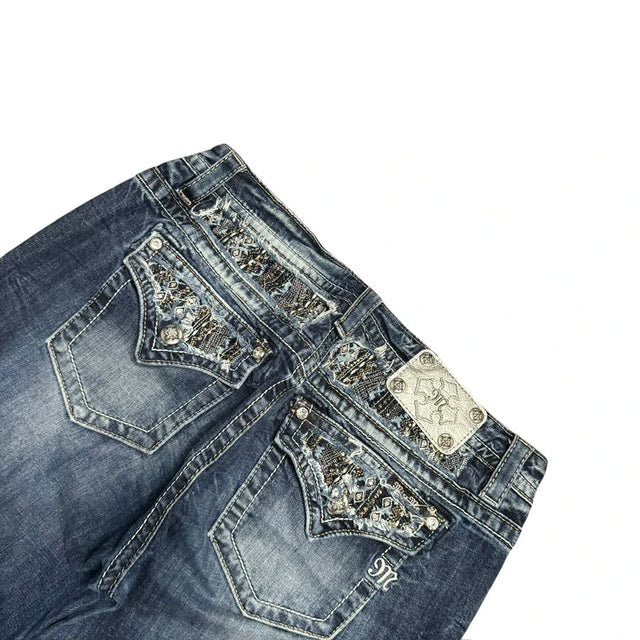 Miss me flared women designer jeans(w32)
