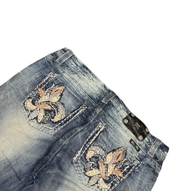 Miss me flared/bootcut women designer jeans(w33)