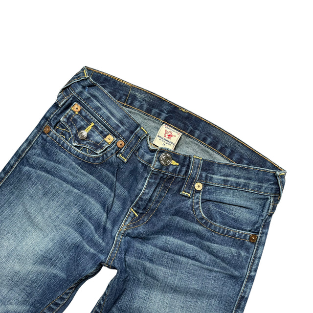True Religion low waist straight leg Women Designer jeans(w24)