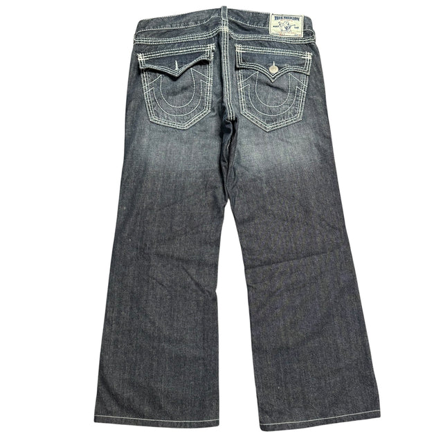 True Religion baggy unisex designer Jeans(w38)
