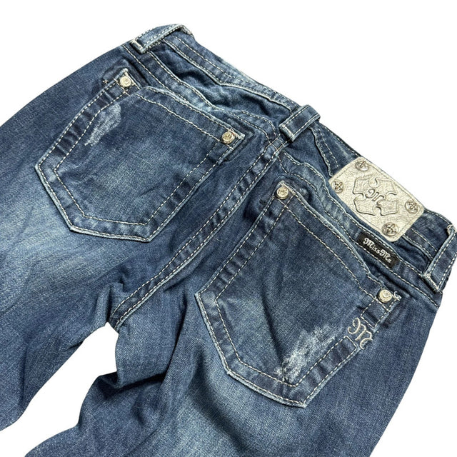 miss me straight/slim stretch lowwaist designer women jeans (w28)