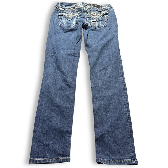 miss me straight/slim stretched lowwaist designer women jeans (w30)
