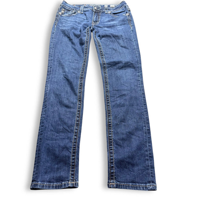 miss me straight/slim stretched lowwaist designer women jeans (w30)