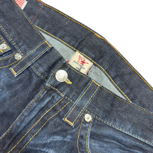 true religion baggy/straight leg unisex jeans (w34)
