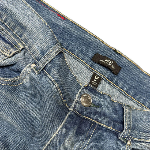 True Religion baggy/straight leg unisex Jeans(w36)