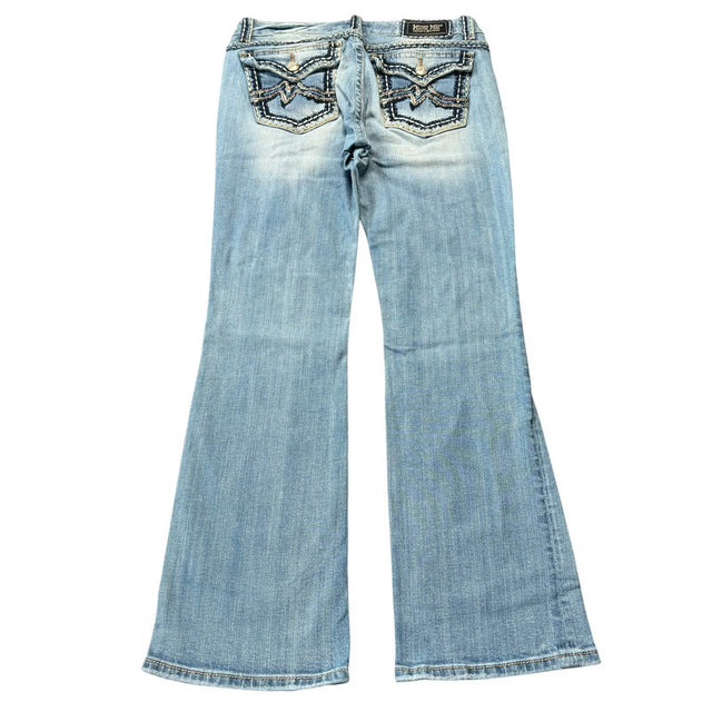 Miss me flared/bootcut low waist women designer jeans(w32)