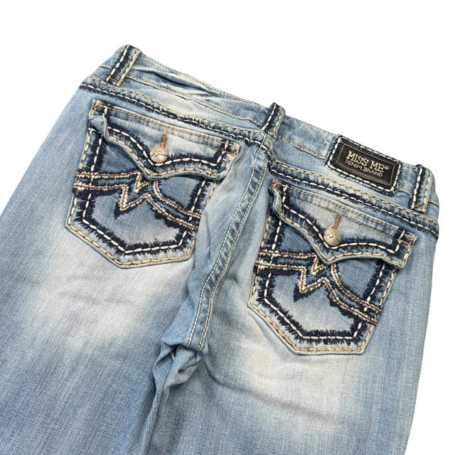 Miss me flared/bootcut low waist women designer jeans(w32)