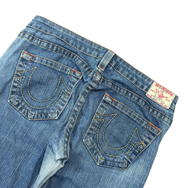 True Religion flared unisex designer jeans(w32)