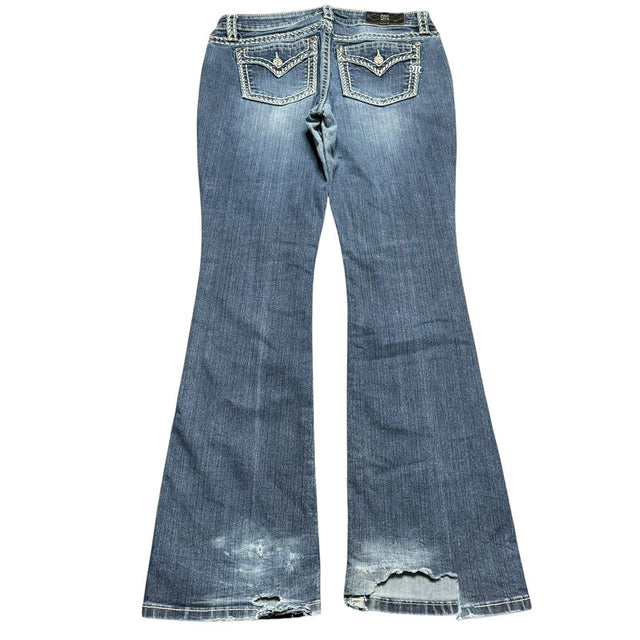 Miss me flared/bootcut low waist women designer jeans(w32)