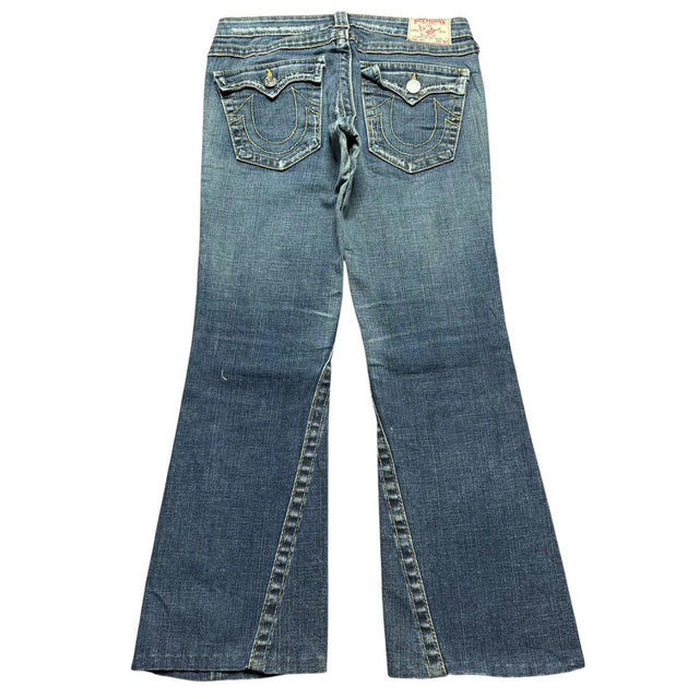 True Religion flared/bootcut low waist women designer jeans(w30)
