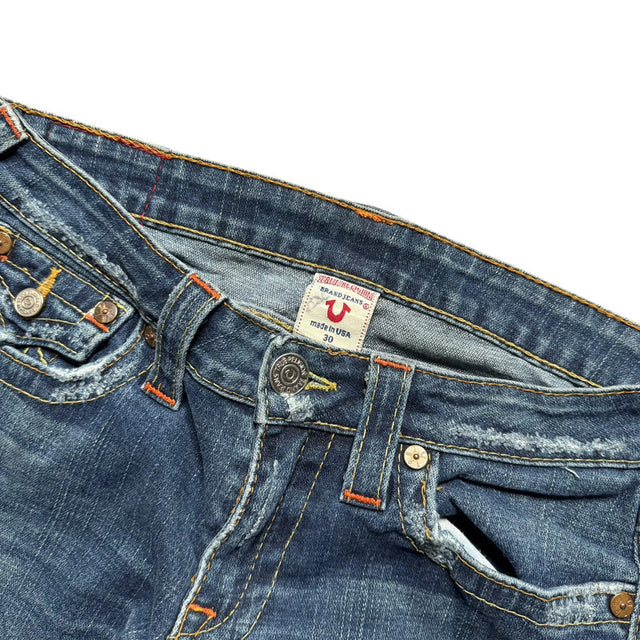 True Religion flared/bootcut low waist women designer jeans(w30)