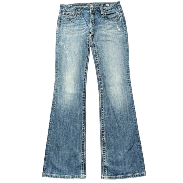 Miss me flared/bootcut low waist women designer jeans(w31)