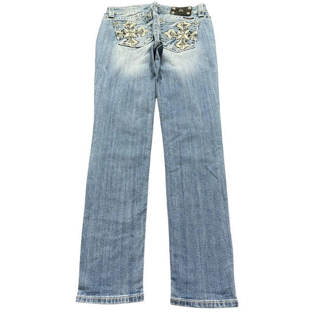 Miss me low waist slim designer women jeans(w28)