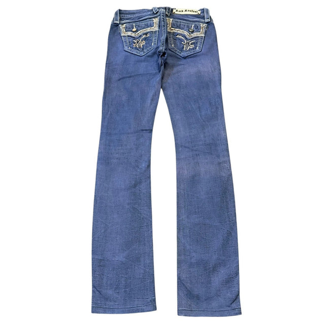 Rock Revival Straight/slim low waist women designer jeans(w25)
