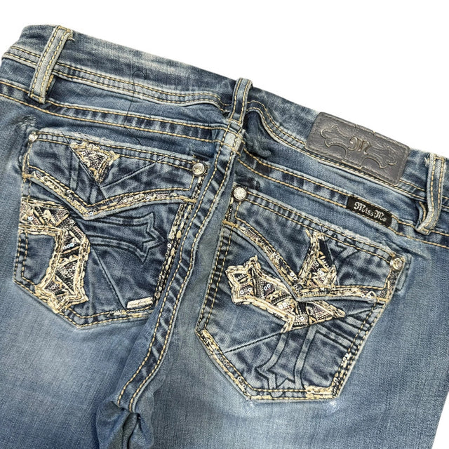 Miss me slim low waist women designer jeans(w28)
